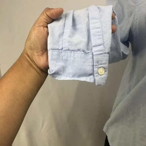 Old Navy Button Up Womens M Blue - Picture 6 of 16